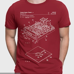 Computer Geek Gift For Him, Tech Gifts For Gamer, Tech Shirt Gift For Computer Scientist, College T-Shirt For Tech Geek, Floppy Disk P536