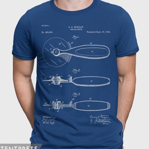 Pizza Knife Patent Shirt, Pizza Shop Shirt, Gift For Pizza Lover, Homemade Pizza, Patent Shirt P547