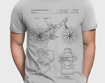 Maillot VTT Biker Bike E Bike VTT T Shirts Hommes T-shirt Épais S Noir