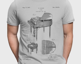 Camiseta para tocador de piano, presente para pianista, ideia de presente para tocador de piano para professor de piano, camisa para tocador de piano, presente de músico para professor de música p229