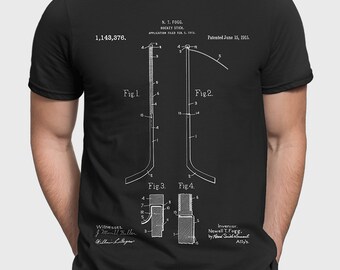 Camiseta de palo de hockey para camisa de aficionado al hockey, regalo de hockey para camisa de jugador de hockey, regalo de camiseta de hockey para marido de hockey, regalo de entrenador de hockey P061