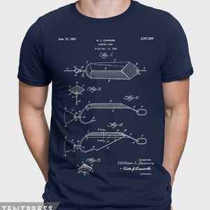 Fischen locken T-Shirt Geschenk für Fischer T Shirt, Fischen Geschenk für ihn, Outdoor Geschenk für Fischliebhaber, Fischer Patent Shirt P176
