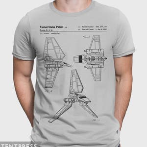 Star Wars T-Shirt Lambda Class Shuttle Gift For Star Wars Fan, Star Wars Gift For Boyfriend, Star Wars Husband, Starwars Gift Idea T-4A P449