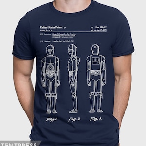 Star Wars C-3PO T-Shirt Gift For Star Wars Fan, C3PO Shirt For Starwars Fan, Gift Idea For Star Wars Husband, Star Wars Gift For Him P378