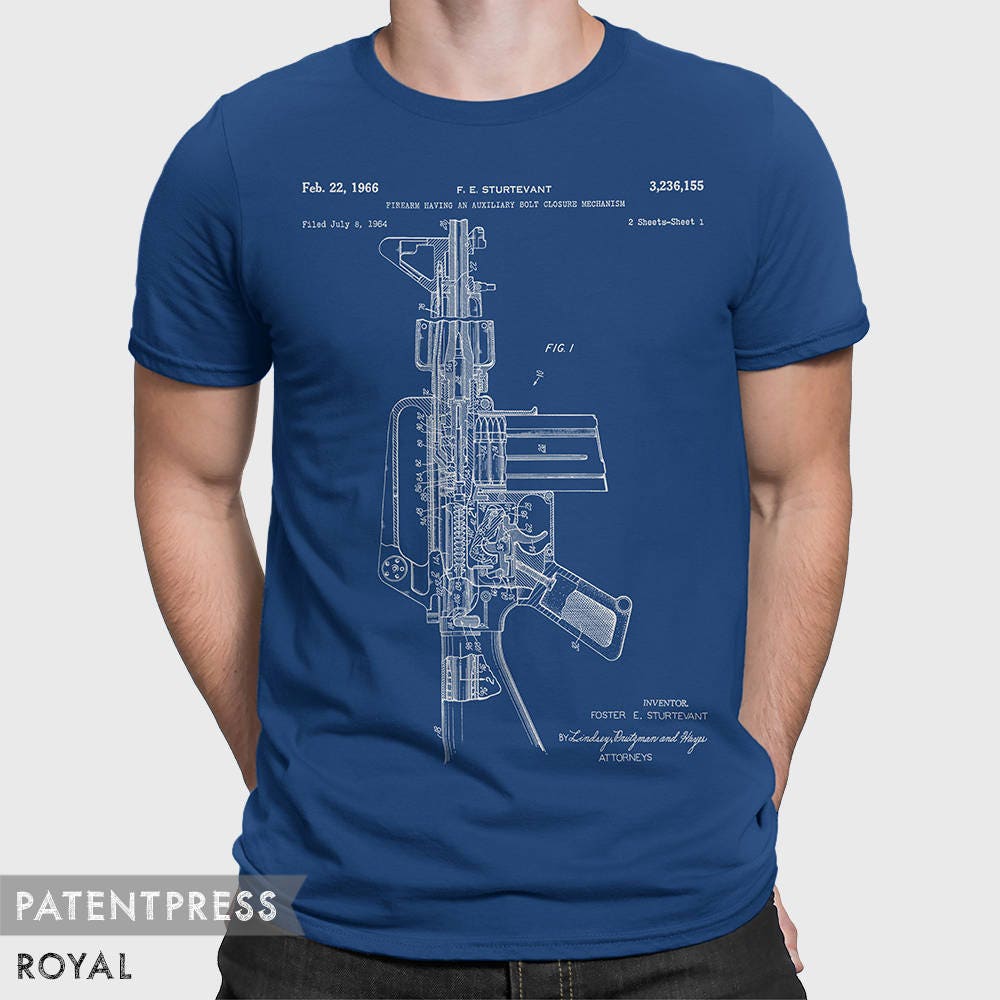 M16 Rifle Tshirt Gun Shirt Military Gift for Gun Etsy