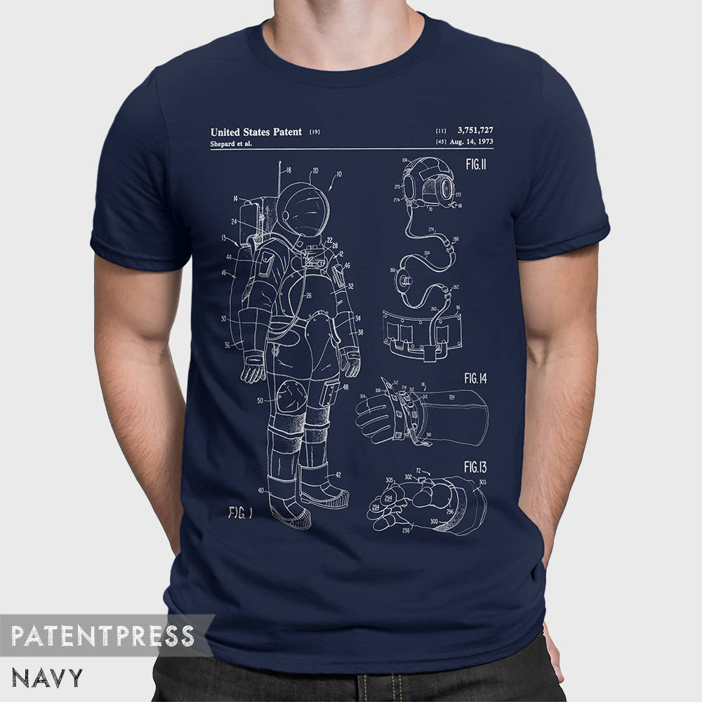 Apollo Space Suit T-shirt, Nasa Space Suit T Shirt, Mens Gift Idea ...
