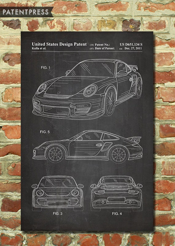 Vintage Porsche Poster 911 Vintage Car Art Decor Antique Car Etsy