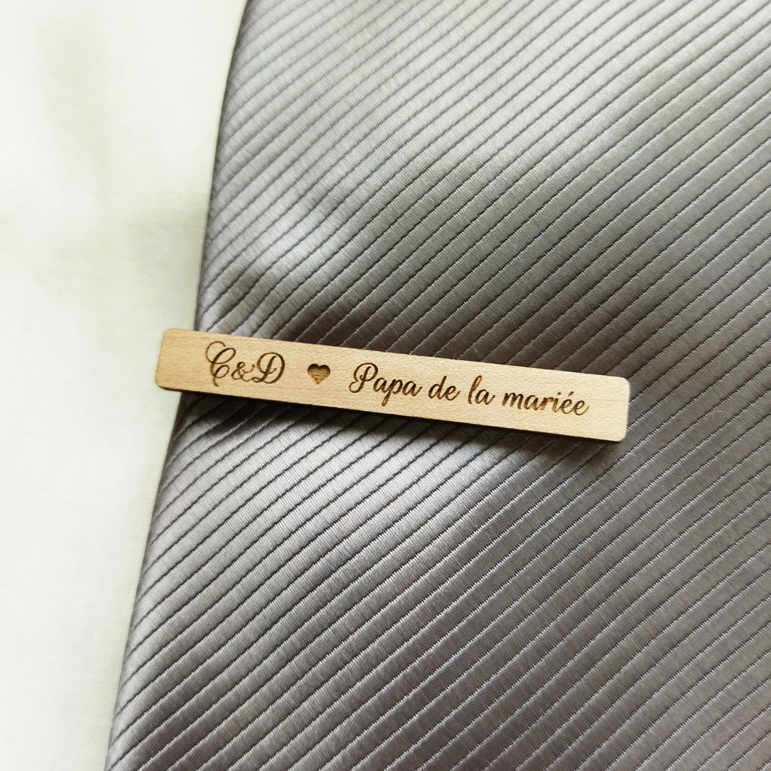 Épingle à Cravate Homme Nœud Or - Pince Cravate Élégante Mariage - Accessoire Costume