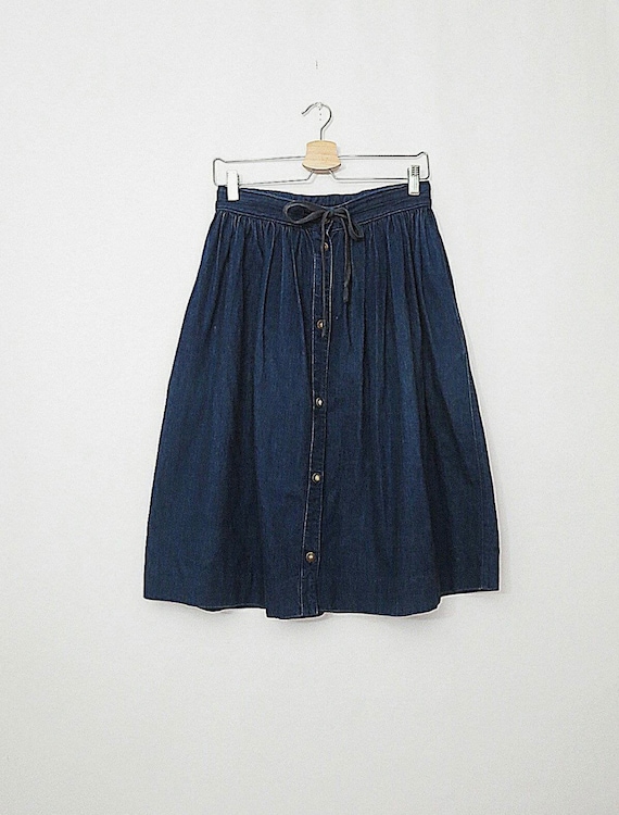 Rare Vintage Calvin Klein 90s 1990s Jeans Skirt |… - image 3