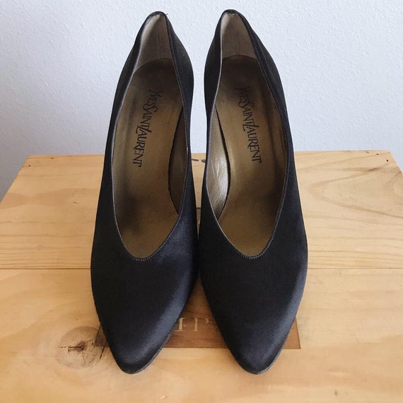 ysl pumps with ysl heel