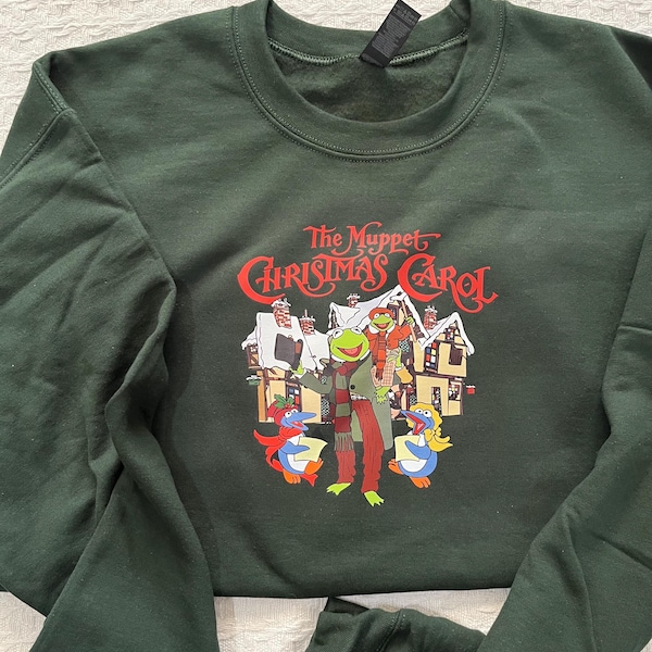 Muppet Christmas Carol Sweatshirt | Retro Holiday Crewneck