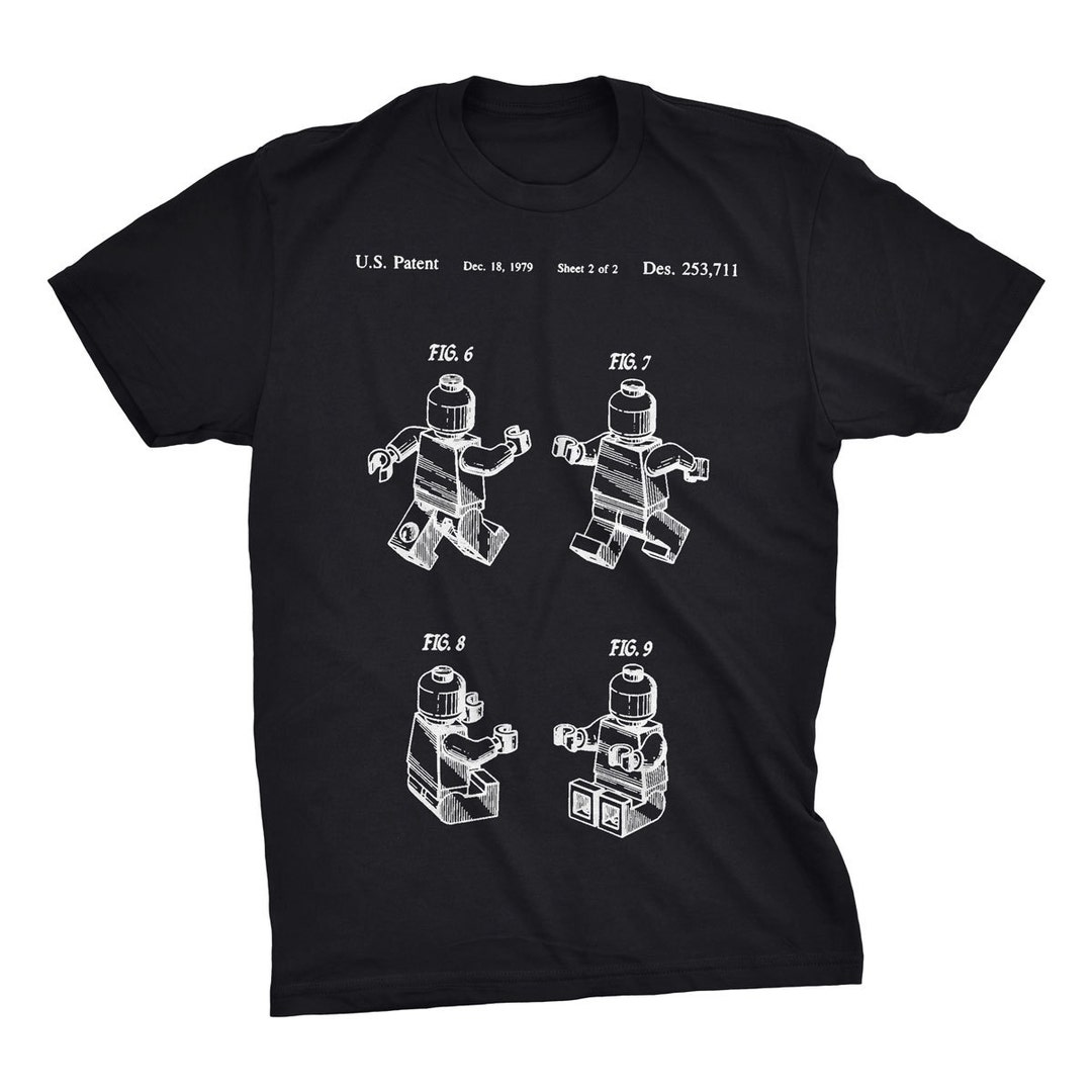 S-3X. Sizes Black, Ringspun in Etsy Patent Lego Available Lego Man Lego White, Gray. Patent. Soft Red, or T-shirt. Cotton - Tee Blueprint.