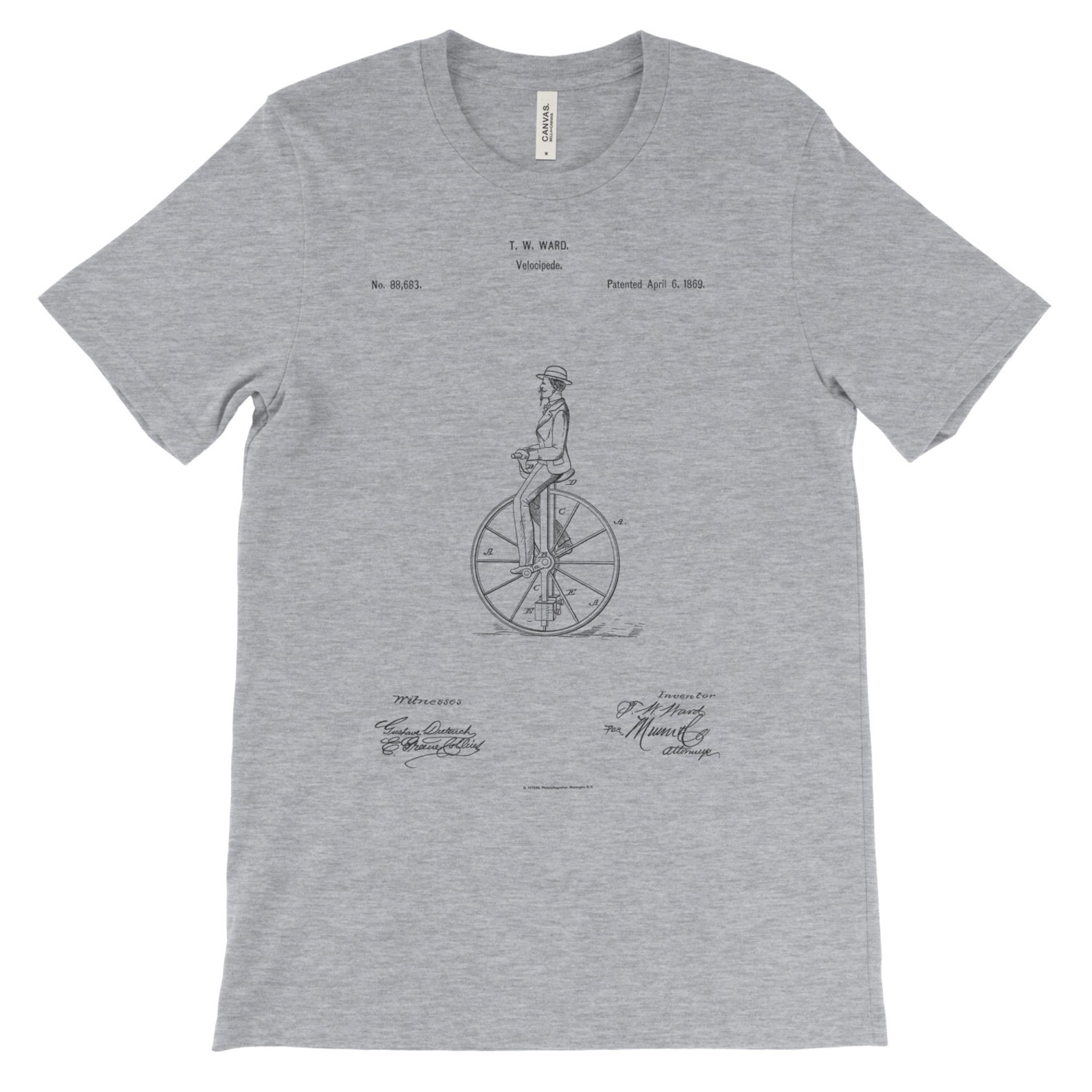 Unicycle Patent Tshirt. Unicycle Shirt Clothing Tee Unicycle Etsy
