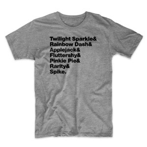 My Little Pony - Youth Sizes on Gray or Black - Soft Premium Cotton T-Shirt - Comfy!