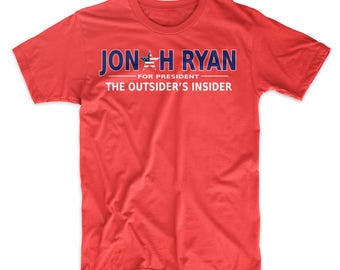 Jonah Ray für Präsident Shirt auf rotem Premium Soft Tee. Veep T-Shirt. Gemütlich!