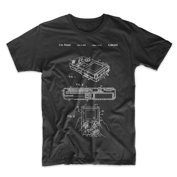Atari Game Boy Patent T-Shirt. Video Game Tee. Gamer Shirt | Etsy