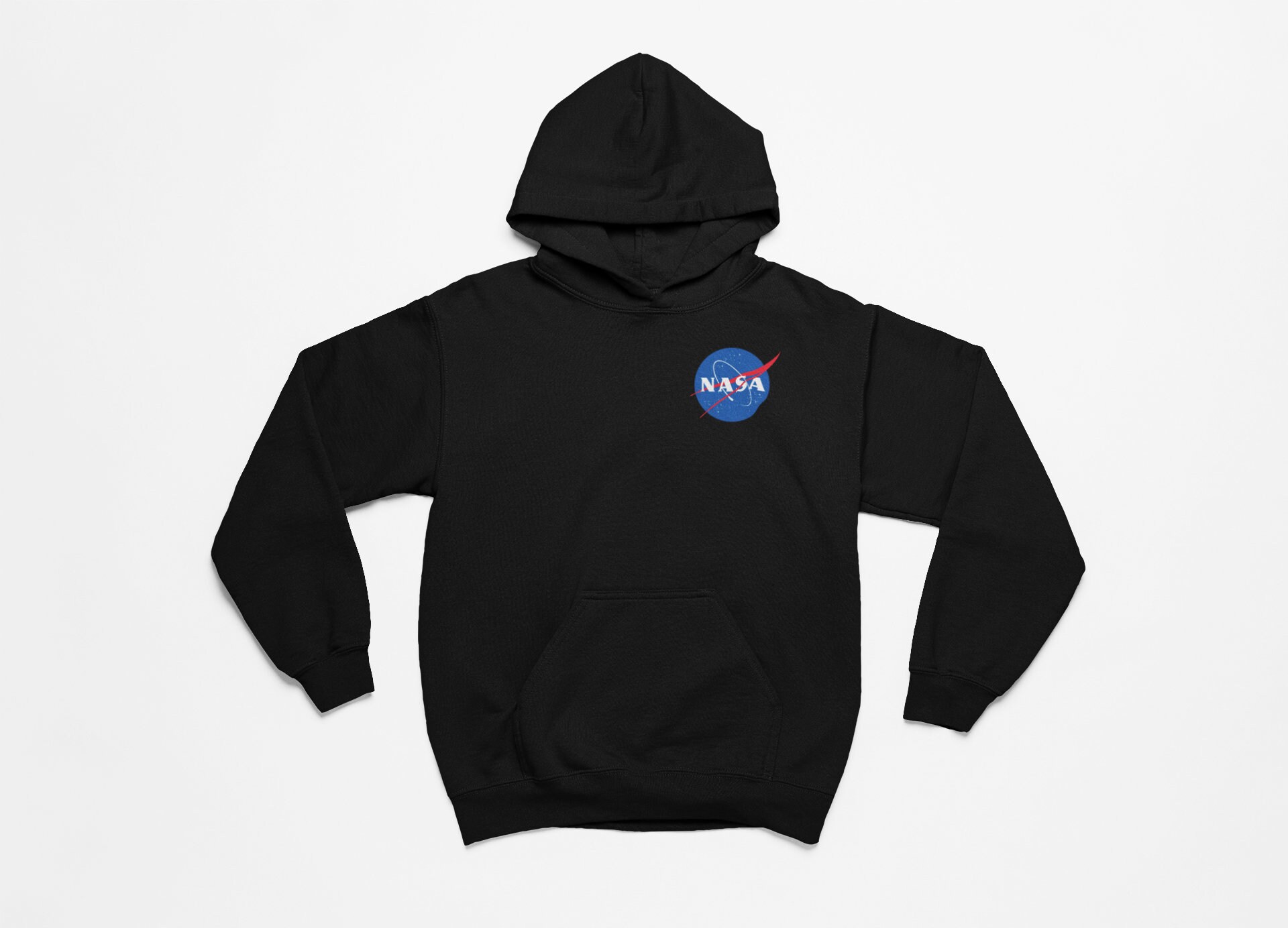 Nasa Hoodie With Nasa's Iconic Logo on a Comfy and Soft 50/50 Hooded ...