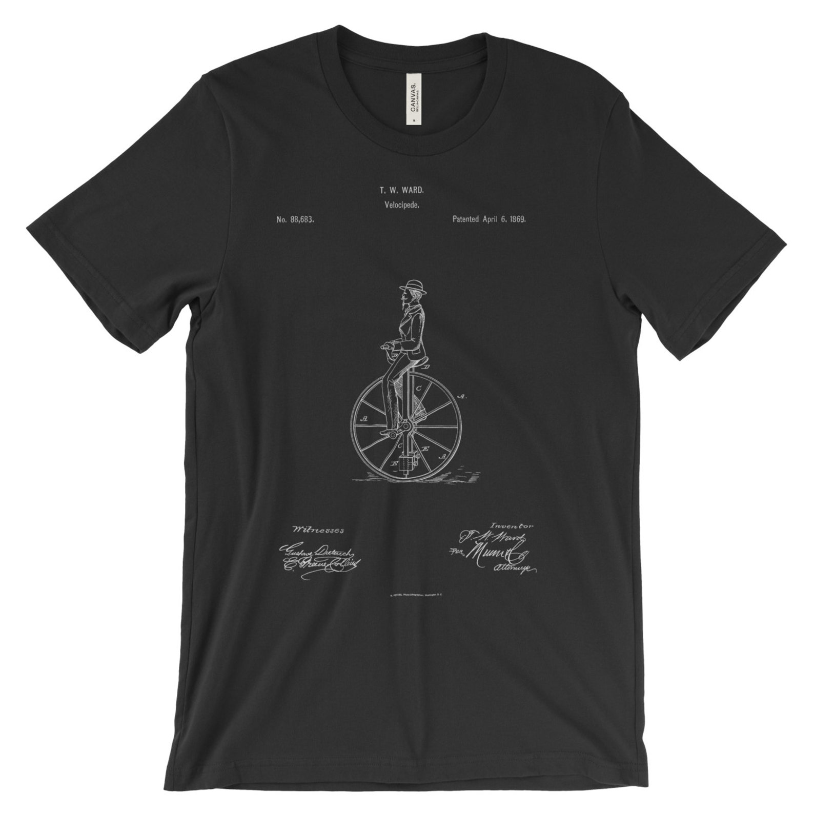 Unicycle Patent Tshirt. Unicycle Shirt Clothing Tee Unicycle Etsy