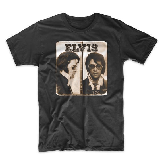 Elvis T-Shirt On Black or White Premium Soft Cotton Tee Elvis Presley Comfy!