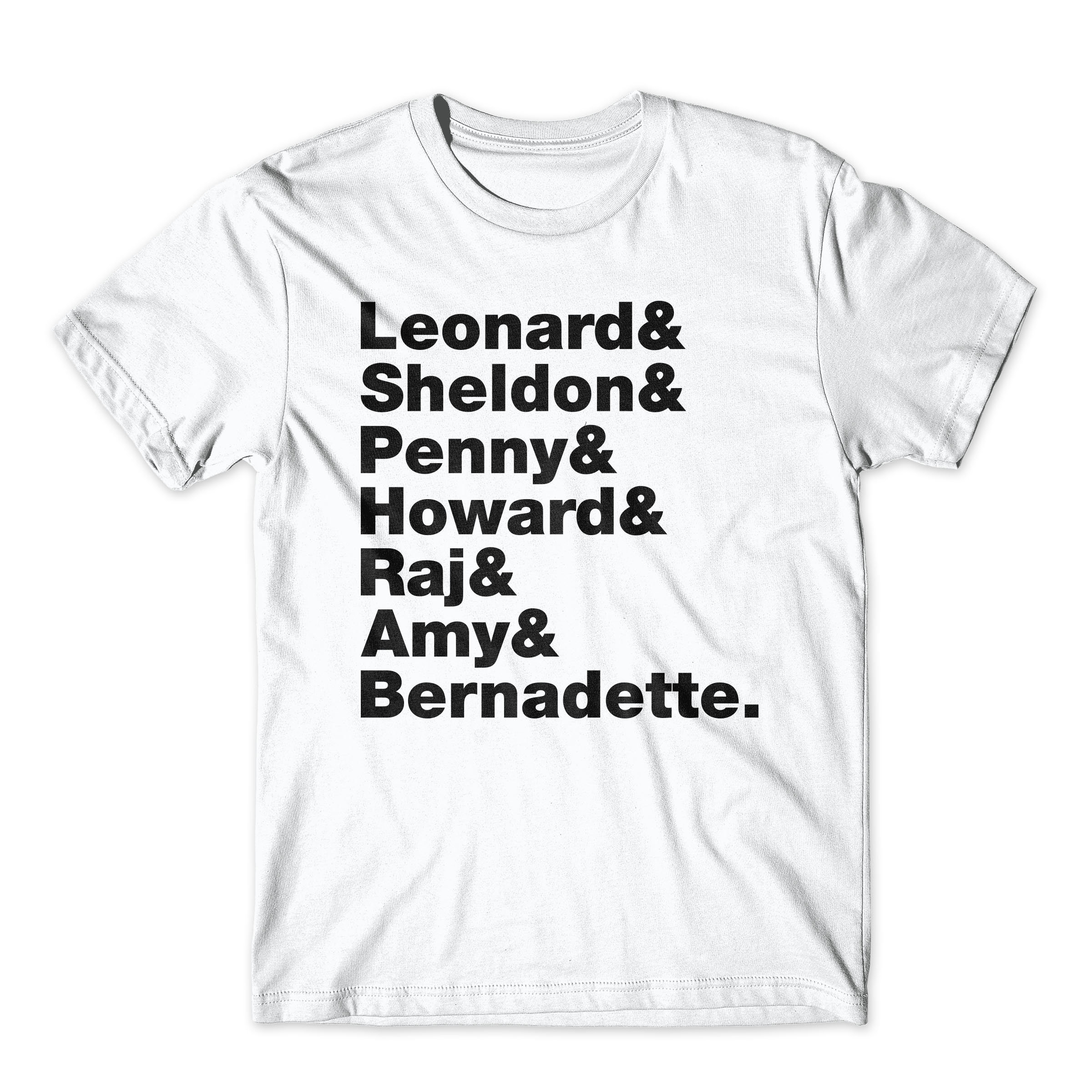 The Big Bang Theory T-shirt. on Black, White, or Gray Soft Cotton Shirt ...