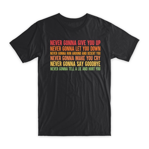 Never Gonna Give You Up Rickroll - Rick Astley  Kids T-Shirt for Sale by  IllustrationSh