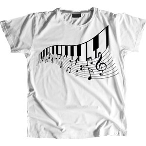 Piano Music Premium Soft Tee. Sheet Music Design, Fun Gift, Cute and Comfy!