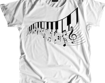 Piano Music Premium Soft Tee. Sheet Music Design, Fun Gift, Cute and Comfy!