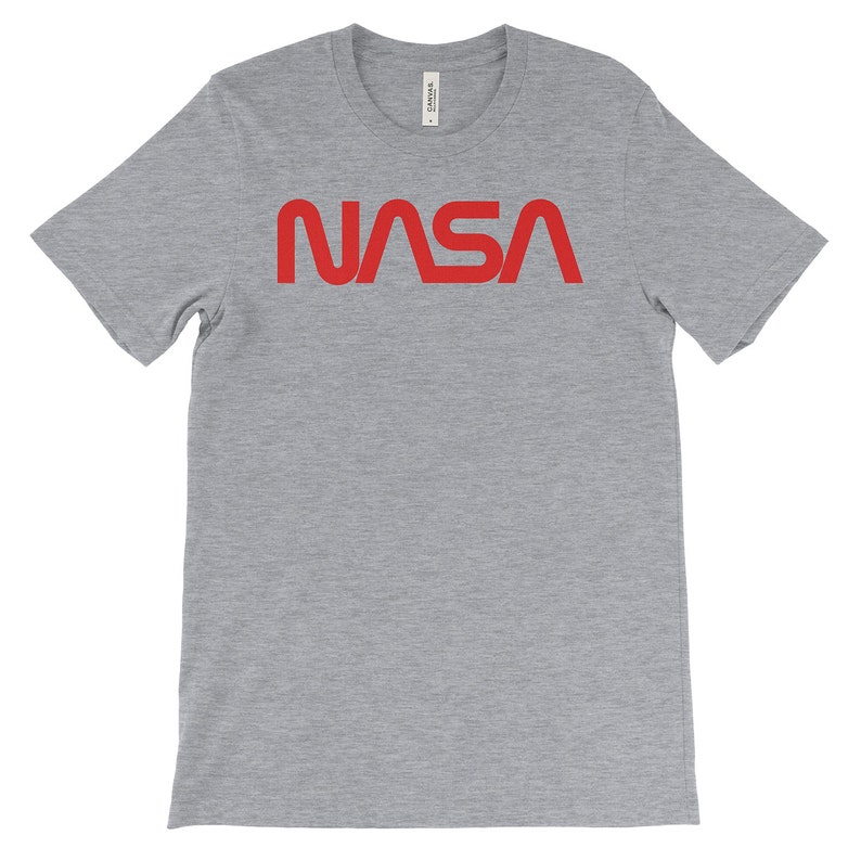 NASA Tshirt Soft Cotton Tee. NASA Logo Shirt. Astronaut. Etsy