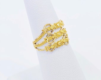 916 Gold Ring Etsy