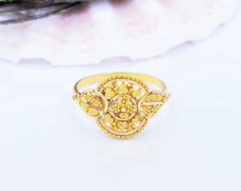 916 Gold Ring Etsy