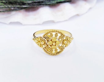 916 Gold Ring Etsy