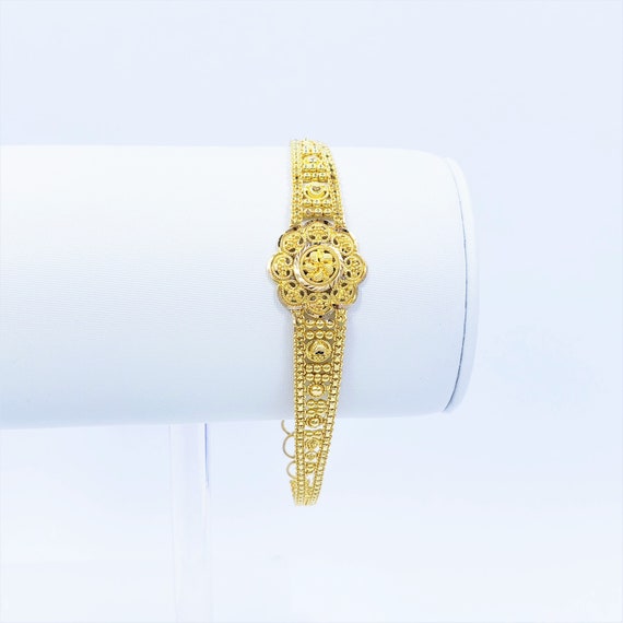 GOLDSHINE 22K Solid Gold Women Bracelet 6.5