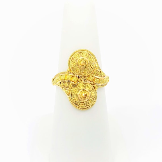 Showroom of 916 gold om gents new design ring | Jewelxy - 227082