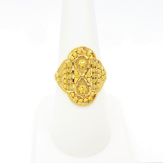 Buy Candere by Kalyan Jewellers Peacock Collection 14k (585) Bis Hallmark  Yellow Gold Ring online