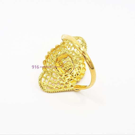 Buy quality Latest Design 22ct Ladies Gold Ring in Ahmedabad