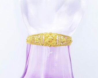 GOLDSHINE 22K Solid Gold Women Bracelet 6.5