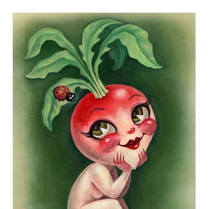 Radish - Fine Art Print by Nouar