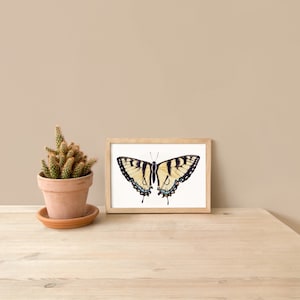 Swallow Tail Butterfly Art Print | watercolor butterfly print | 5x7 butterfly artwork | butterfly painting | nature-inspired artwork