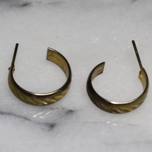 Gold Hoop Earrings