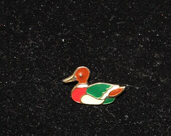 Broche Vintage En Forme De Canard - Accessoire Charmant D'occasion Avec Traces D'usage