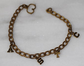 Gold Charm Bracelet