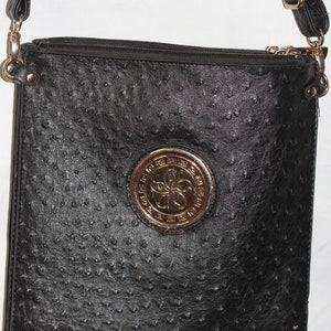 Black Leather Crossbody Multi Wear Three All In One Handbag