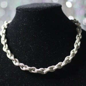 925 Twist Rope Necklace *Excellent Condition
