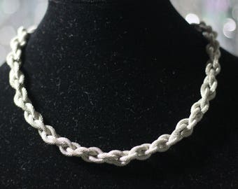 925 Twist Rope Necklace *Excellent Condition