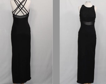 Adrianna Papell Evenings Black Gown (6)