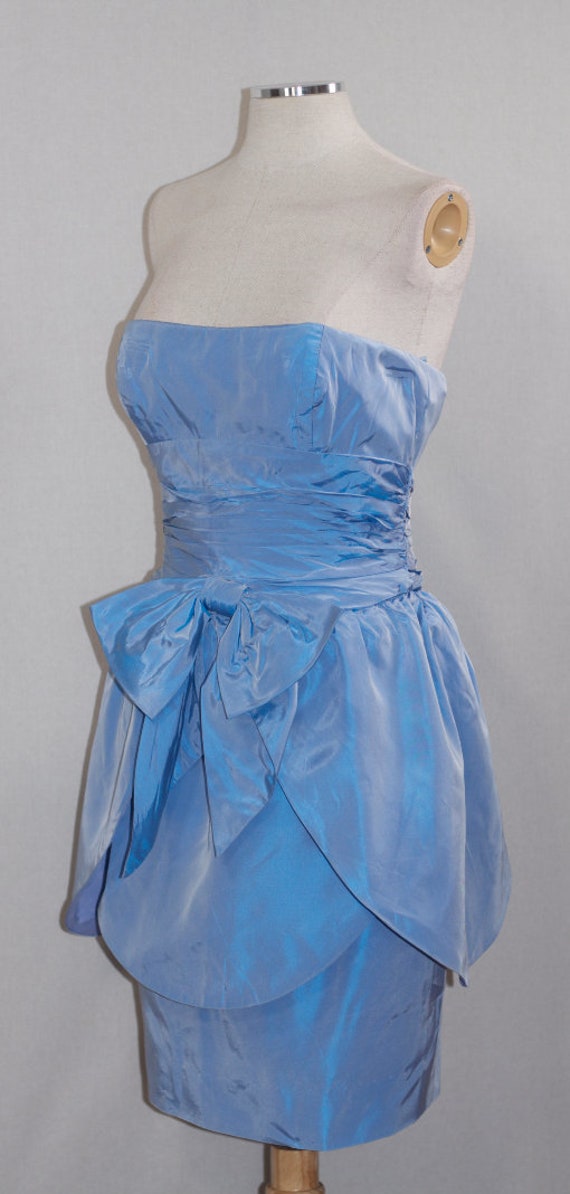 Carol Mignon Blue Gown - image 7