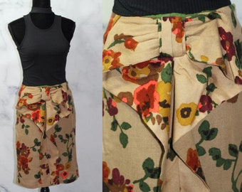 90's Anthropologie Eva Franco Floral Skirt (0)