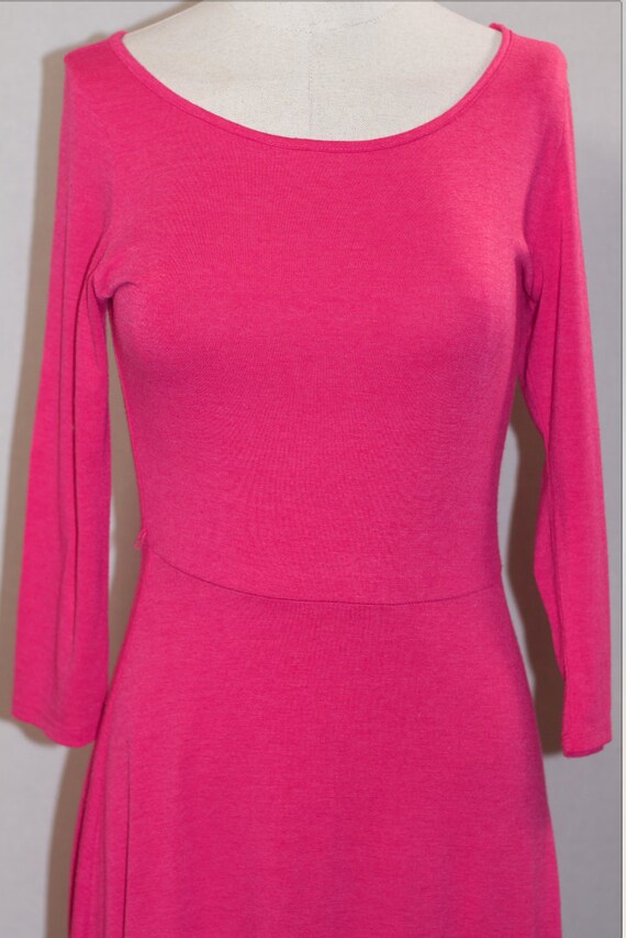 Pink Long Sleeve Dress - image 3