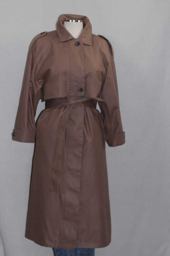 London Fog Double Breasted Trench Coat & Vest - image 7