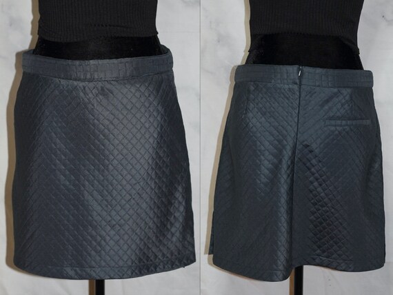 Blue Quilted Skirt (8)